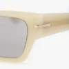 Acetate sunglasses in ivory marble