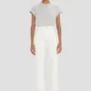 Alina stretch jean in washed white
