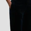 Alina trouser in midnight velvet