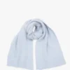Alpaca scarf in glacial blue