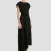 Aria midi dress in black