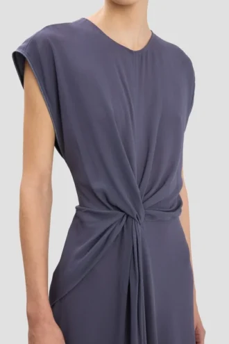 Aria midi dress in eclipse