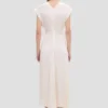 Aria midi dress in ivory