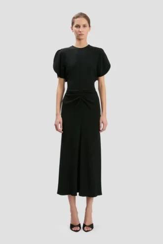 Bela midi dress in black