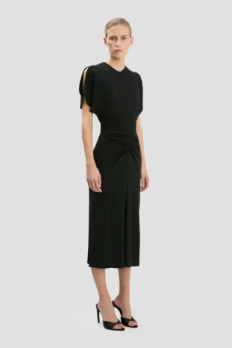 Bela midi dress in black