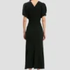 Bela midi dress in black