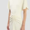 Bela midi dress in bright ivory