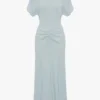 Bela midi dress in glacial blue