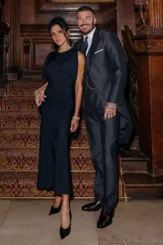 Bela midi dress in midnight