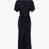 Bela midi dress in midnight