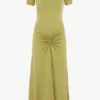Blaire midi dress in greenfinch