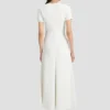 Blaire midi dress in ivory