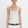 Cami top in ivory