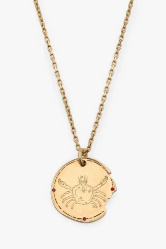Cancer zodiac necklace