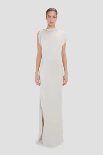 Carla gown in magnesium