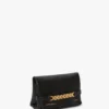 Chain pouch bag mini in black leather