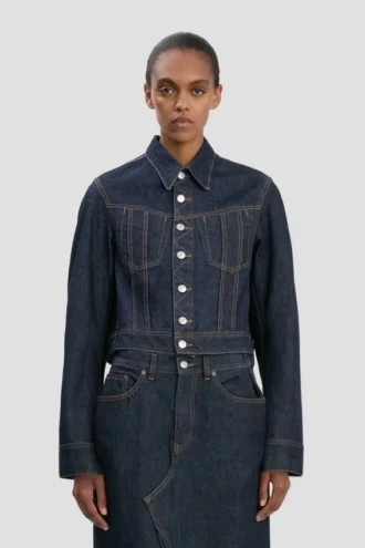 Denim jacket in light rinse