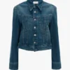 Denim jacket in mid blue wash