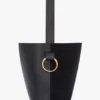 Dia bucket bag in navy leather