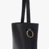 Dia bucket bag in navy leather