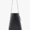 Dia bucket bag in navy leather