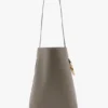 Dia bucket bag in pebble grey leather