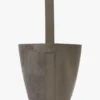 Dia bucket bag in pebble grey leather