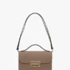 Dorian bag in dove grey leather