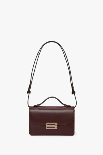Dorian bag small in burgundy leather