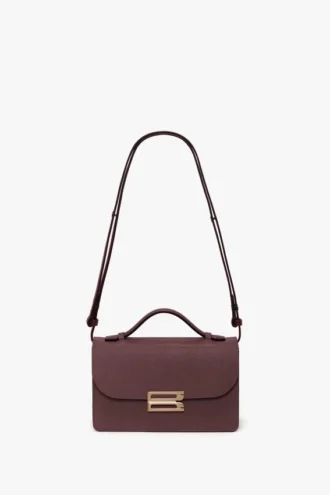 Dorian bag small in burgundy leather