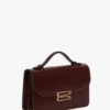 Dorian bag small in burgundy leather