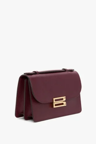 Dorian bag small in burgundy leather
