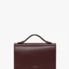 Dorian bag small in burgundy leather