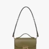 Dorian bag small in cactus green leather