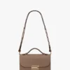 Dorian bag small in dove grey leather