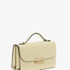 Dorian bag small in ivory leather