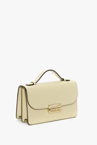 Dorian bag small in ivory leather