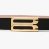 Dorian belt in black leather