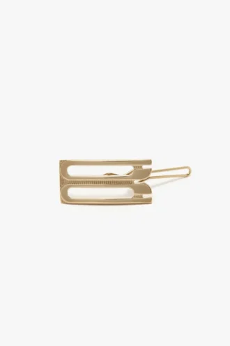 Dorian hair clip in light gold