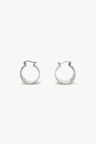 Dorian hoop earrings in silver