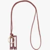 Dorian keyring in brick red