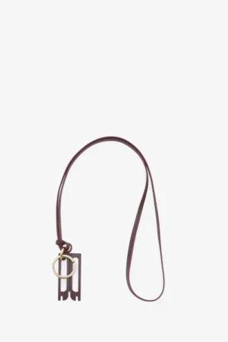 Dorian keyring in burgundy