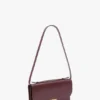 Dorian pochette in burgundy leather