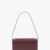 Dorian pochette in burgundy leather