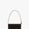 Dorian pocket bag in black satin