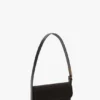 Dorian pocket bag in black satin