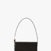 Dorian pocket bag in black satin