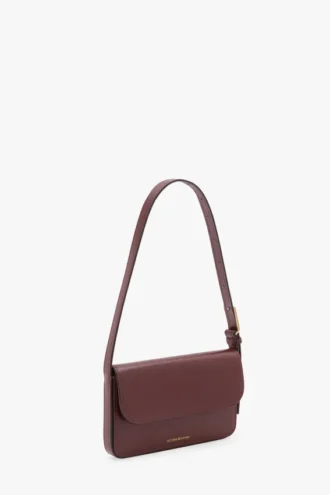 Dorian pocket bag in burgundy leather
