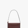 Dorian pocket bag in burgundy leather