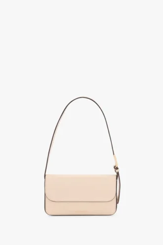 Dorian pocket bag in pale rose leather